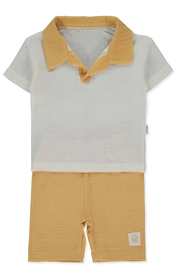 Muslin Shorts 2-Piece Set (Pillowy) Mustard