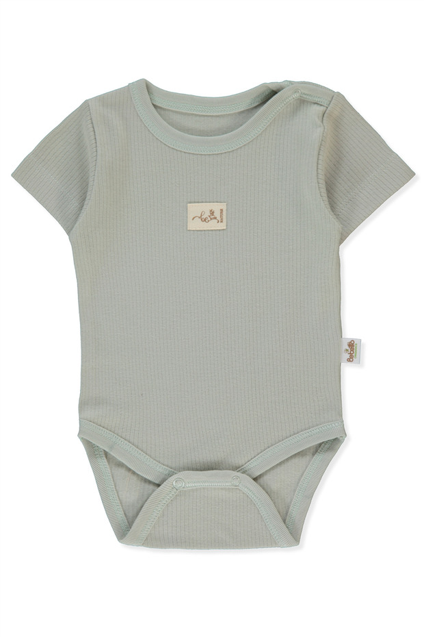 Organic Raporlu Interlock Short Sleeve Body Ay (Organic Be Nature) Mint