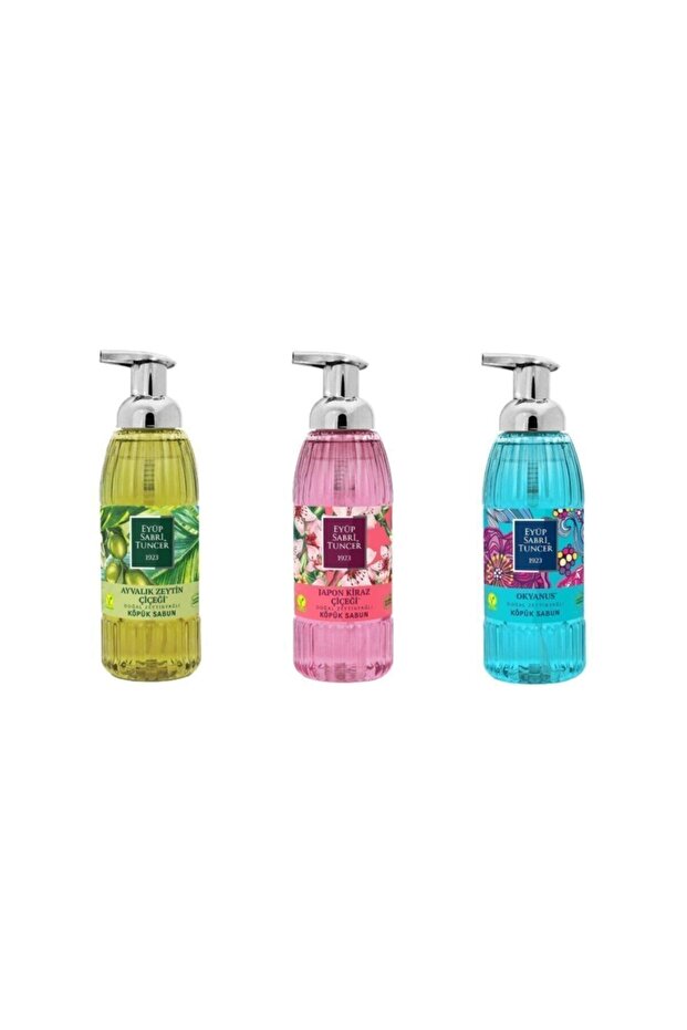Ayvalık Olive Flower, Japanese Cherry Blossom and Ocean Foam Soap 500 ml