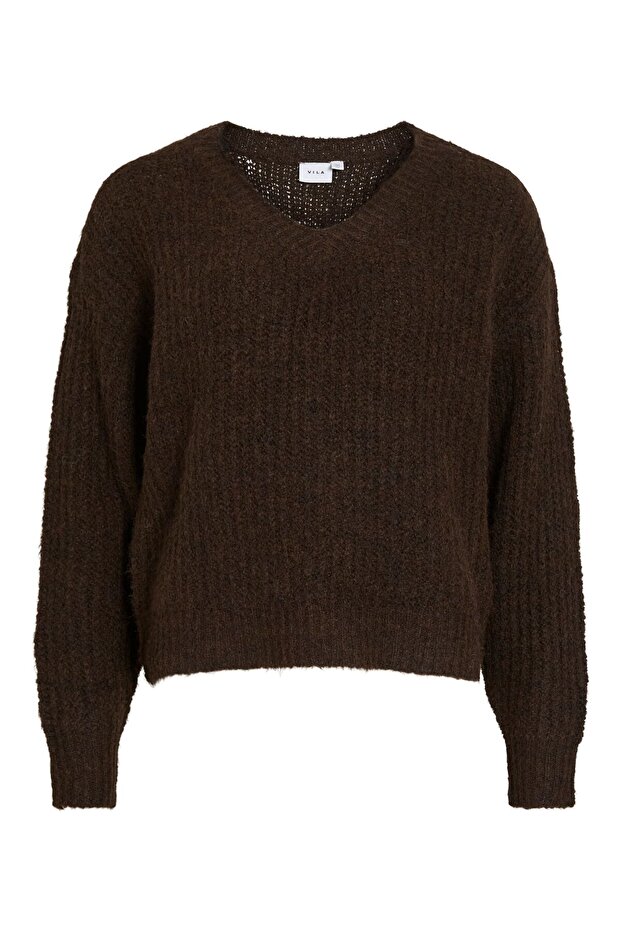 Strickpullover VILAMPE V-Ausschnitt - 2