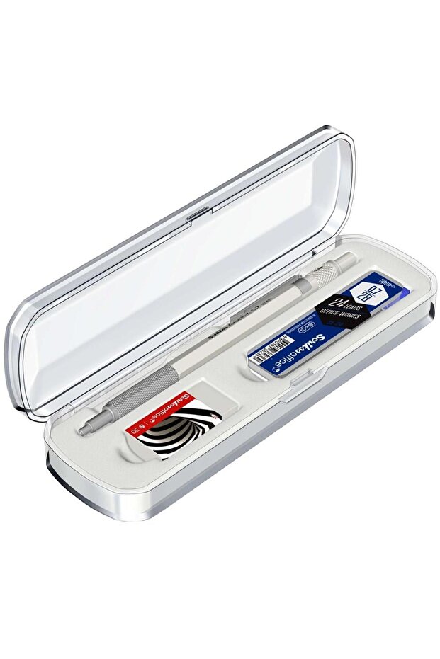 Graph-X 3-Piece Mechanical Pencil Set 0.7 mm Matte White - 6