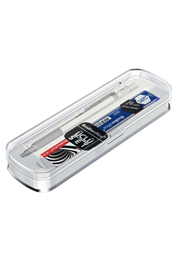 Graph-X 3-Piece Mechanical Pencil Set 0.7 mm Matte White - 5