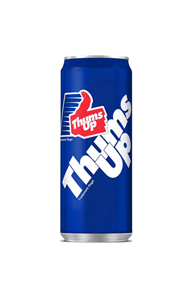 Thums Up Original Indian Recipe Strong Carbonated Spicy Cola Can (330ml)