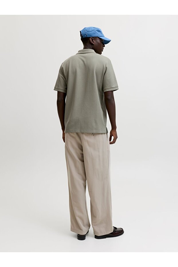 Poloshirt Einfarbig Poloshirt - 3