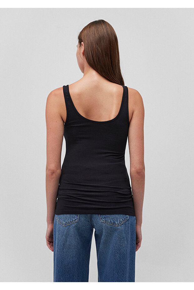 طقم رياضي أساسي مكون من قطعتين باللون الأسود - قطع مناسب للجسم1611367-900 - 7