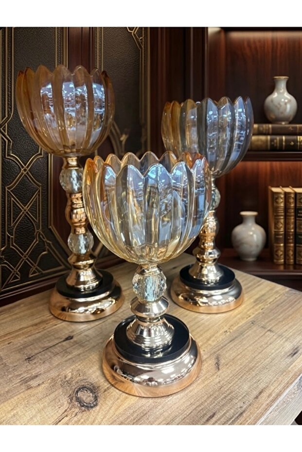 3’lü Şamdan set - 4