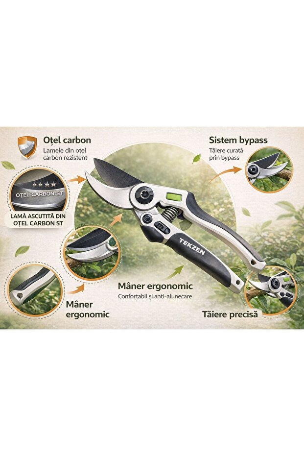 Gardening Bypass Pruning Shears - 2