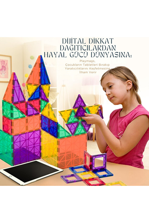 100 Parça Manyetik Blok Set - 6