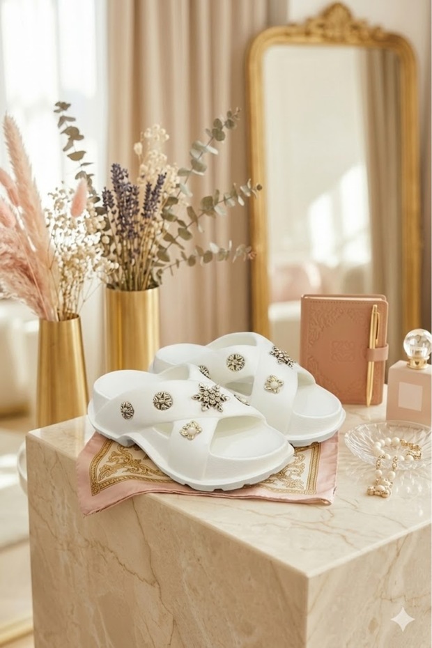 High Thick Soled Slide Slippers Garden Beach Pool Sea Summer Daily Slippers
