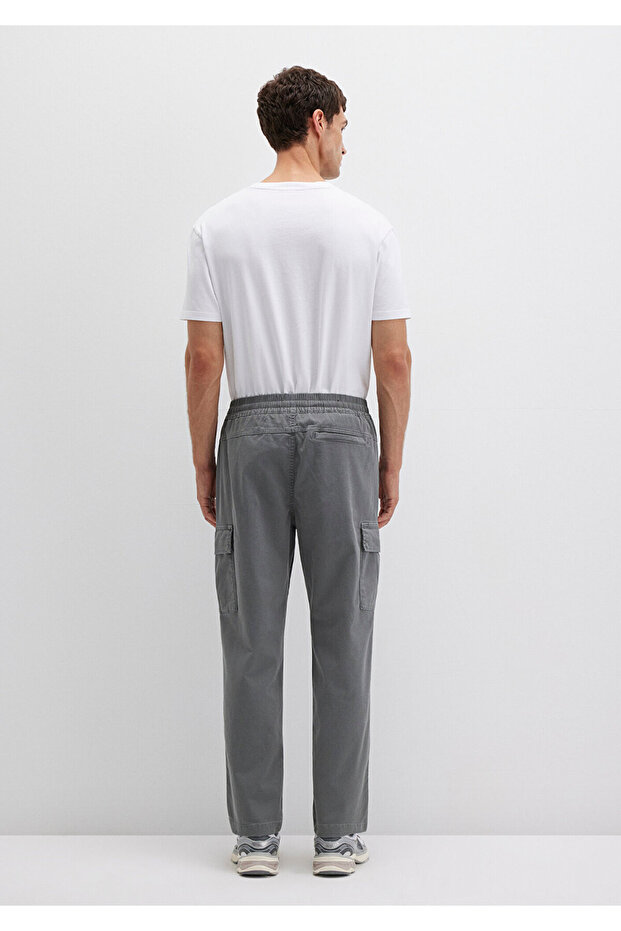 Gray Cargo Pants 0010552-70132 - 5