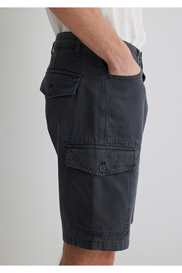 Antrasit Kargo Şort 0410287-80776 - 7