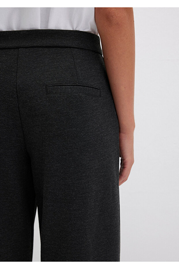 Antrasit Örme Pantolon 1011048-87829 - 6