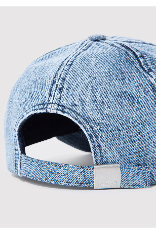 М Бродирана дънкова шапка 1913304-84596 - 5