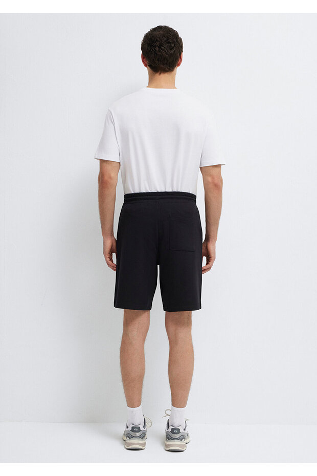 Black Knitted Shorts 066935-900 - 5