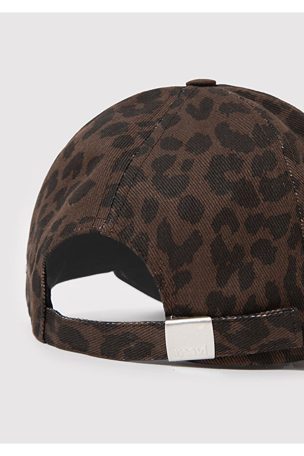 قبعة منقوشة بنقشة الفهد 1913461-26823 - 6