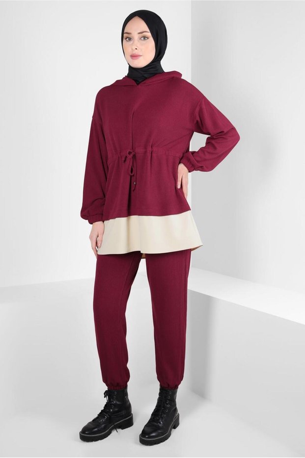 Hooded Pants Suit 44264