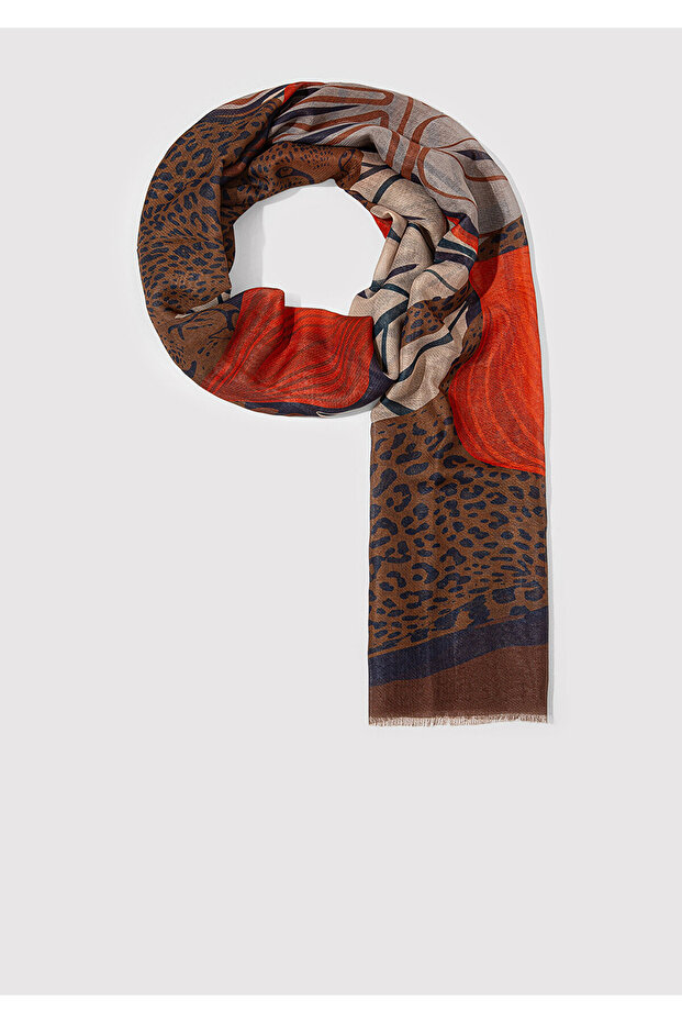 شال منقوش 1913477-26823 - 3