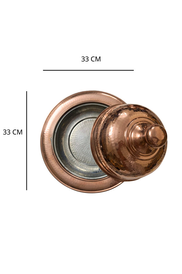 طقم مناسف نحاس مكون من قطعتين - 3