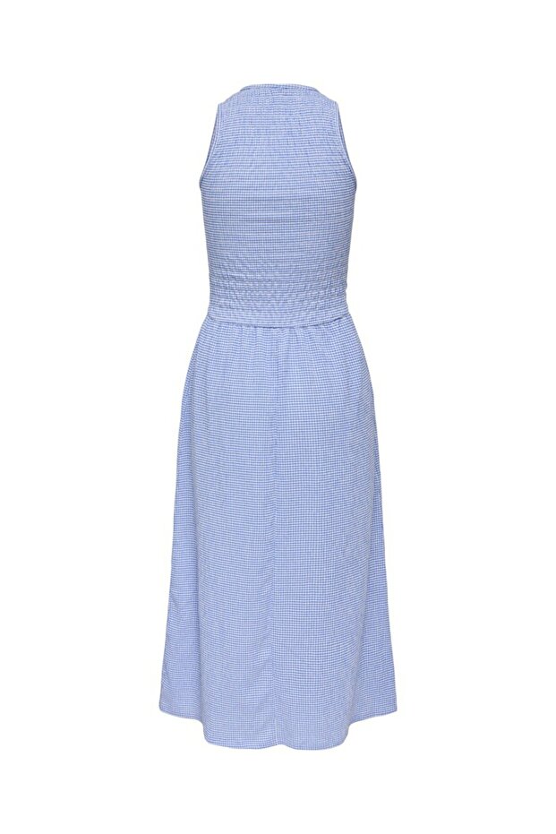 Kadin Mavi Onlcelle S/l Smock Dress Jrs Elbise 15369284-Ultramarin - 7