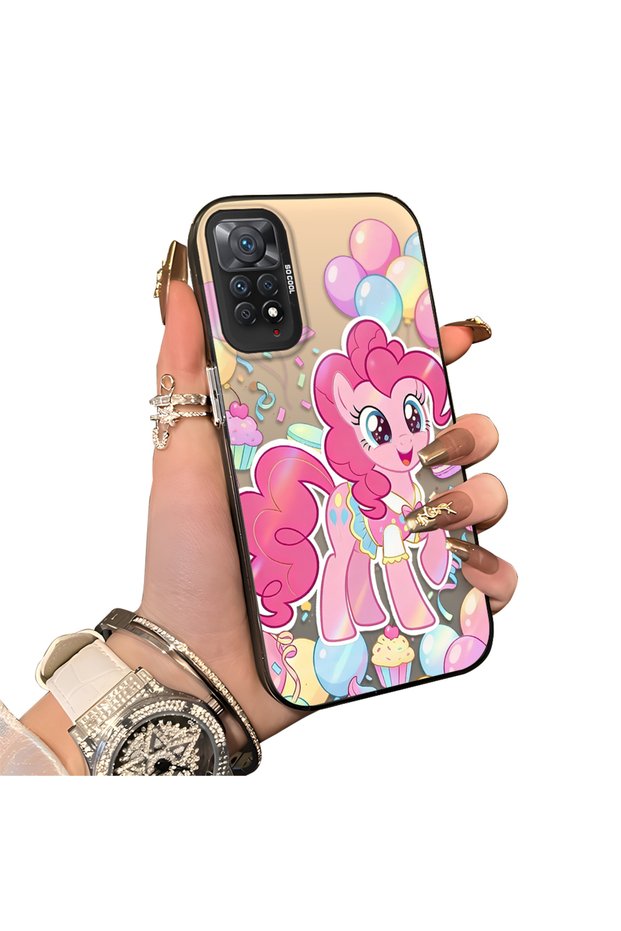 Redmi Note 11 Pro 4G/5G Compatible Hard Acrylic Back Silicone Edge Lens Protection Case Stylish Print Patterns