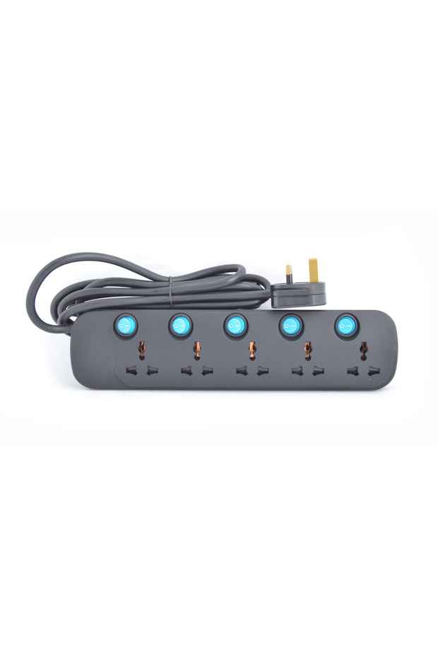 Terminator Brand Universal Power Extension Socket - 5 way 5M