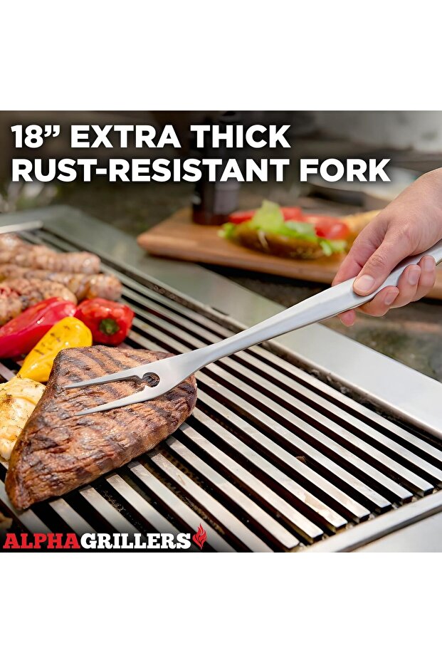 مجموعة أدوات الشواء المكونة من 4 قطع - 6