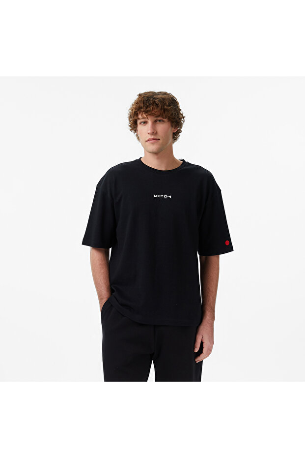 Regular Fit Men's Black T-Shirt