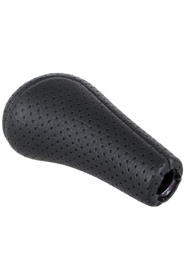 BMW E34 E36 E38 E39 E46 E60 E61 E87 E90 X3 X5 gearshift knob BLACK PERFORATED LEATHER 5 RUNNER - 2