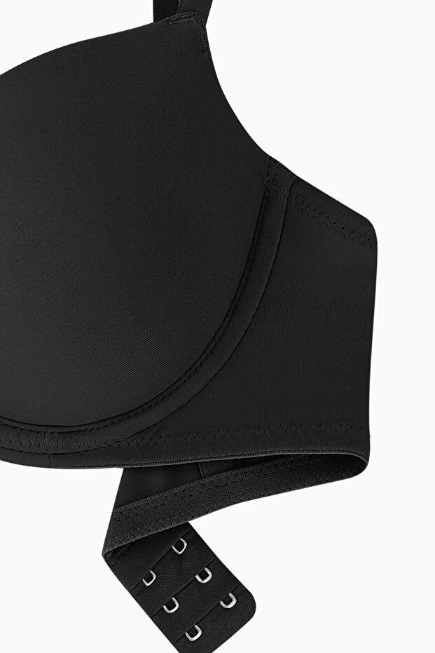 Viola Gathering Micro Bra - Unpadded - Premium Basic - Premium Basic - 2229 - Black - 2