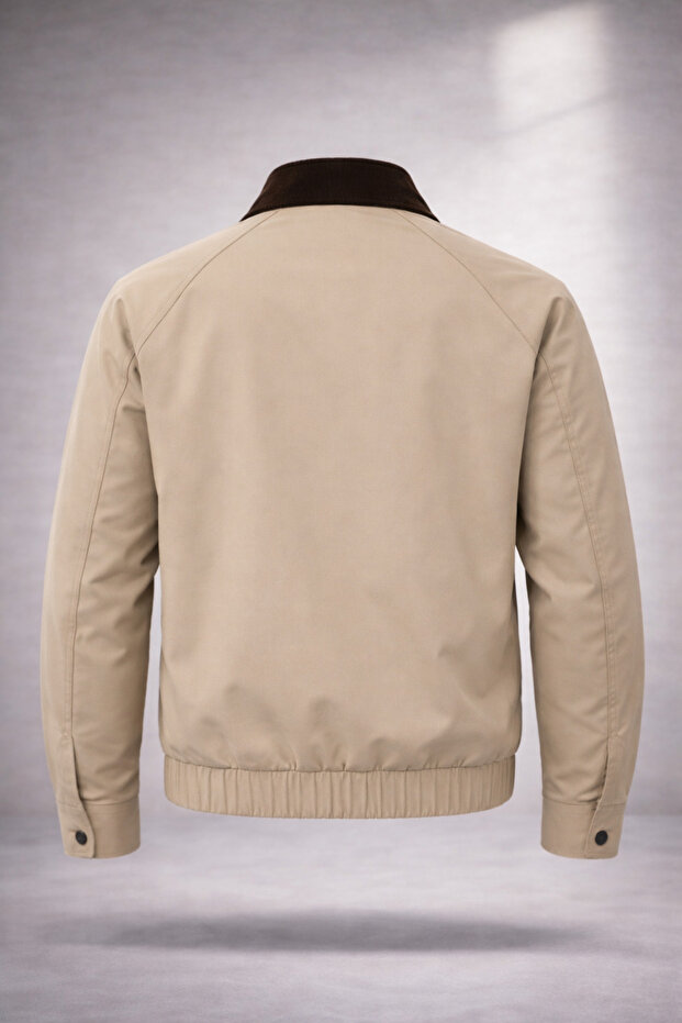 سترة رجالية كبيرة الحجم من نوع بومبر موسمي فاخرة - 5