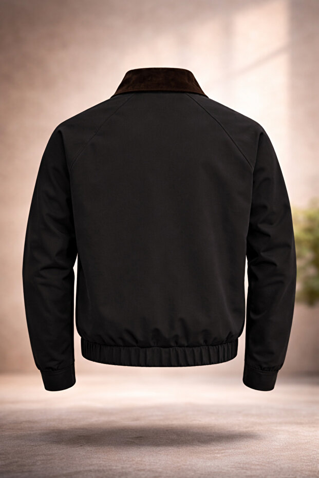 سترة رجالية كبيرة الحجم من نوع بومبر موسمي فاخرة - 6