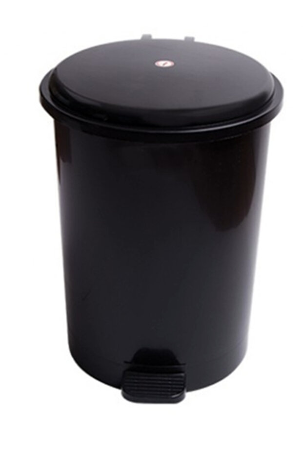 PEDALLI ÇÖP KOVASI 40 LT SİYAH - 1