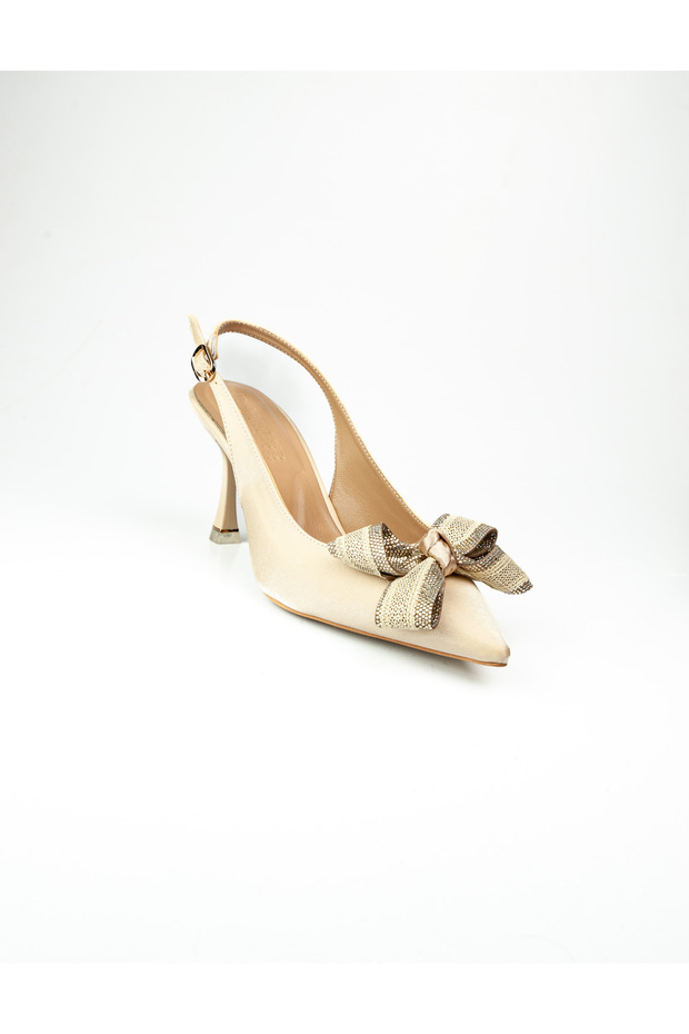 Miss Park Moda 3031 Women Heeled Shoes Beige