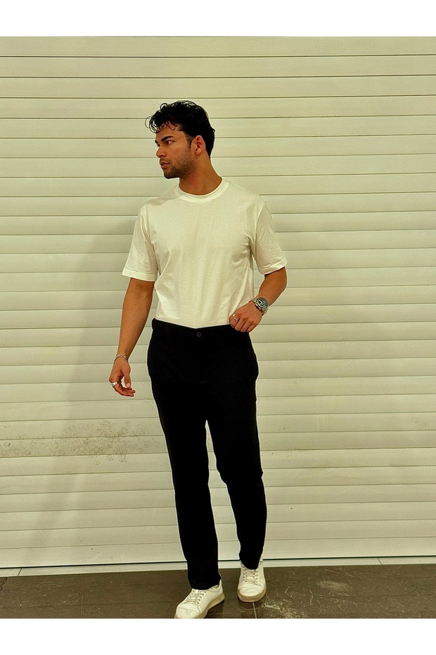 Premium Pamuklu Basic Tişört - 2