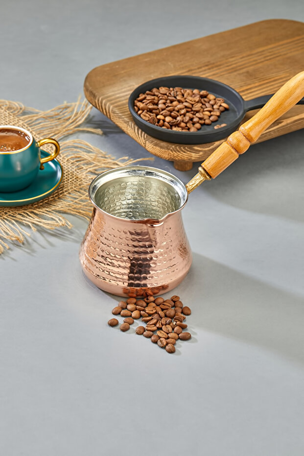 إبريق قهوة نحاسي مصنوع يدويًا سعة 550 مل BK016