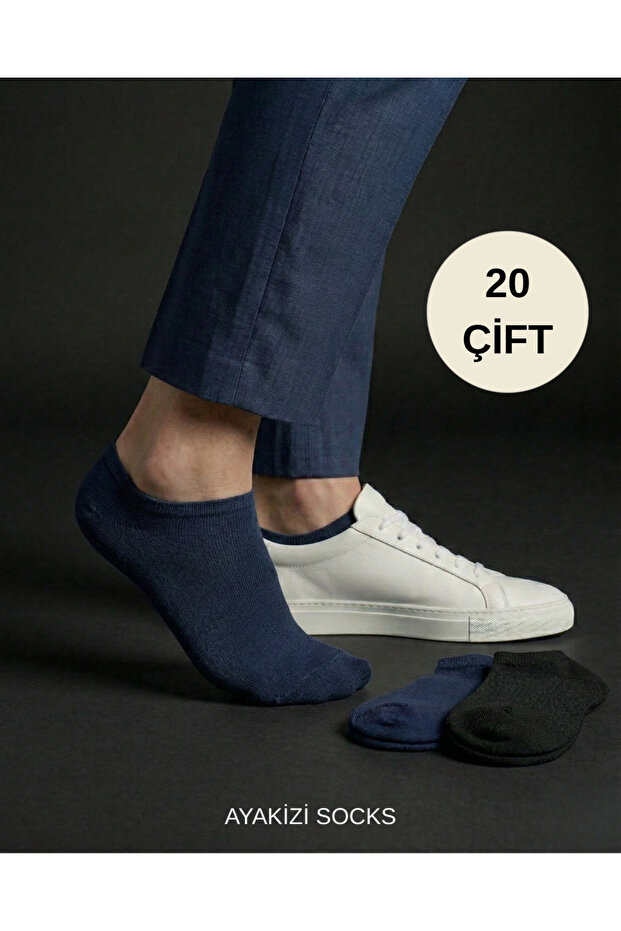 20 Pairs of Men's Sneakers Socks