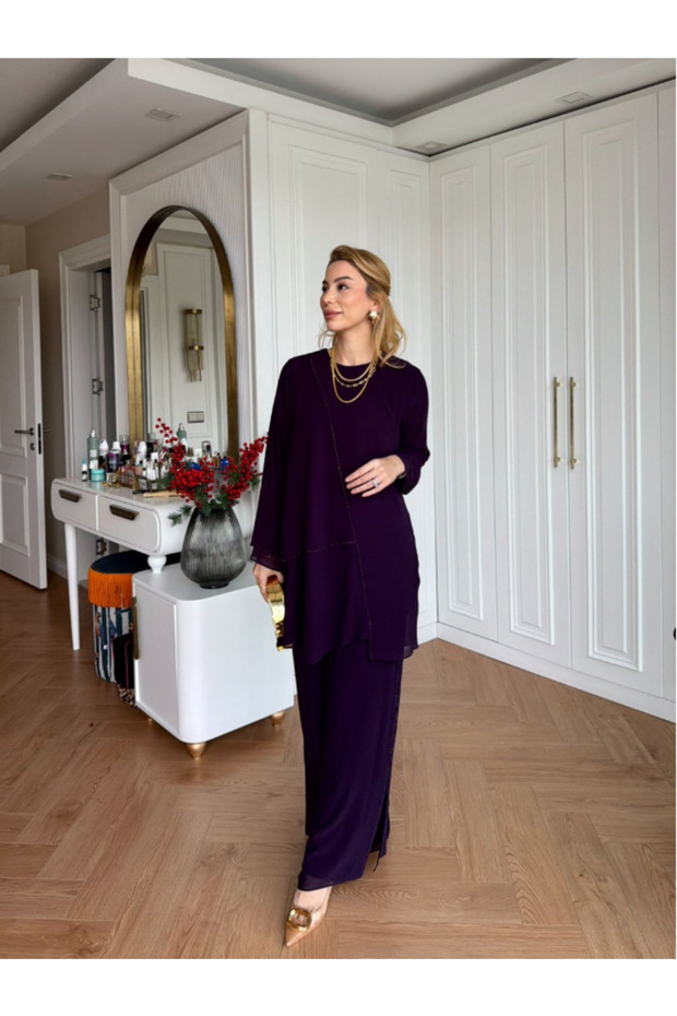 Chiffon Tunic Set - 2