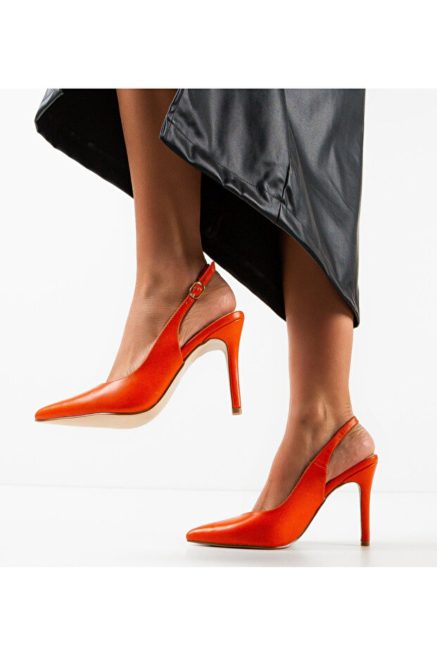 Tocuri înalte portocalii Amami - 3