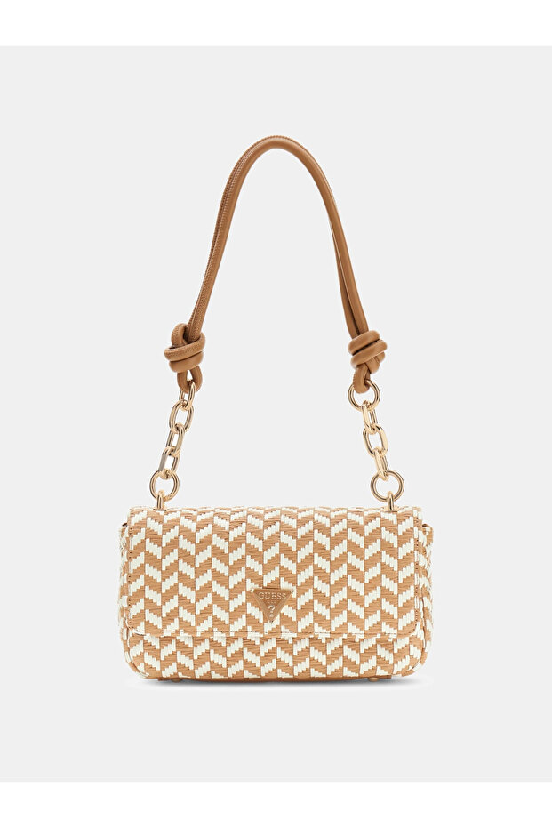 Tessi Covered Women's Brown Shoulder Bag Hwwg7691190-Cgm