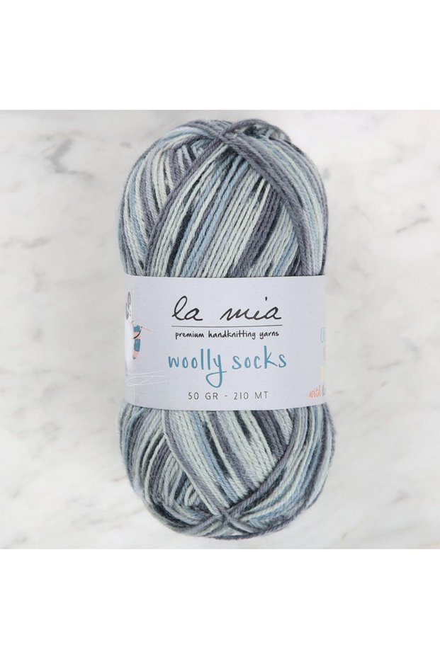 La Mia Woolly Socks Ebruli Sock Yarn - L01