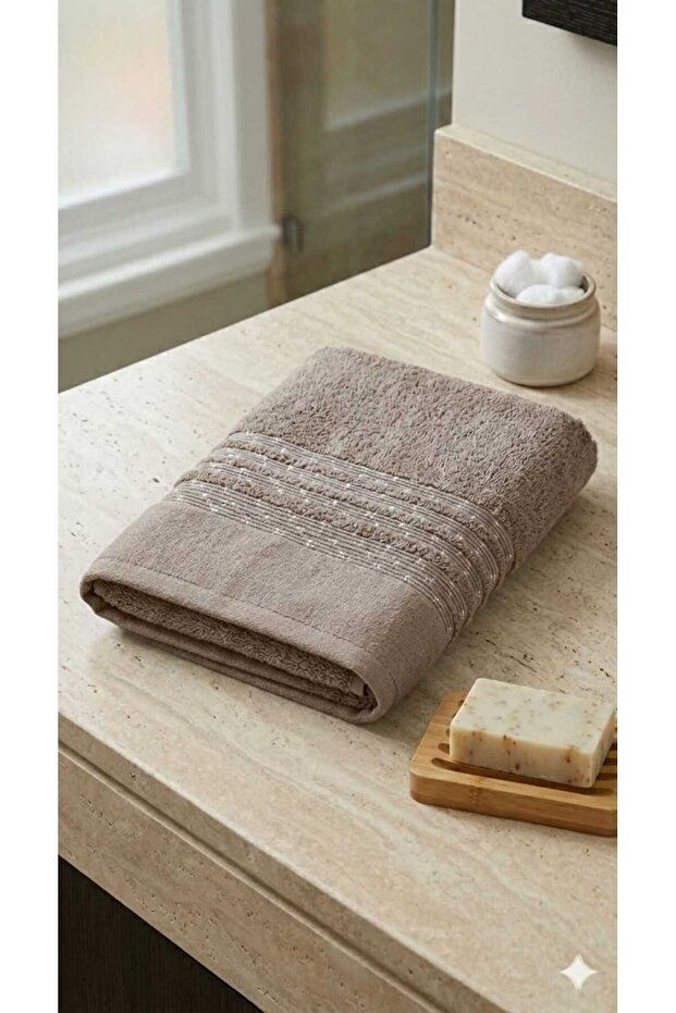 100% Cotton Lu 50X90 Hand & Face & Hair Towel