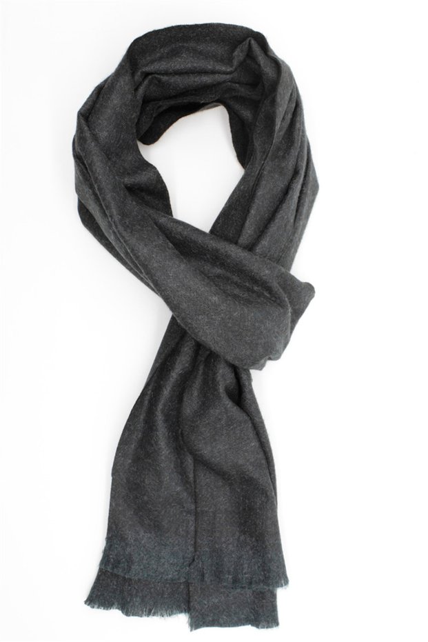 Navy Blue Plain Pattern Kaşkol 1067255100