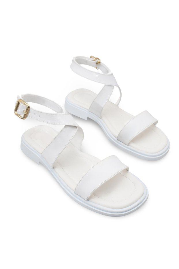 Lyra Sola Women's Sandals 00121001 White Rustic
