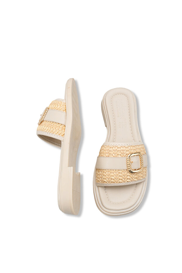 Femei papuci 0012902 Bej Rustic - 7