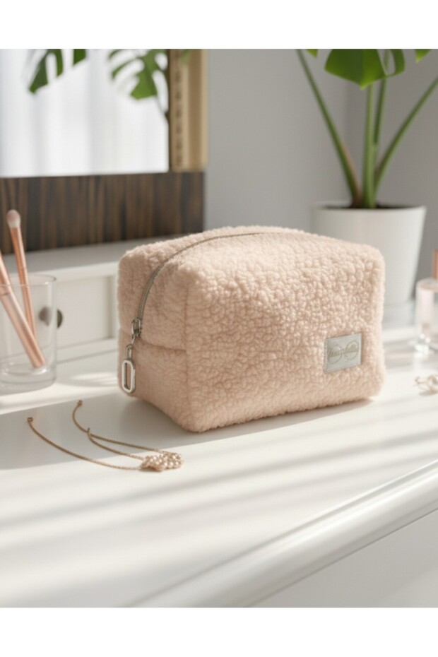 Makeup Bag Si Lined Pelus Multi-Purpose Use...