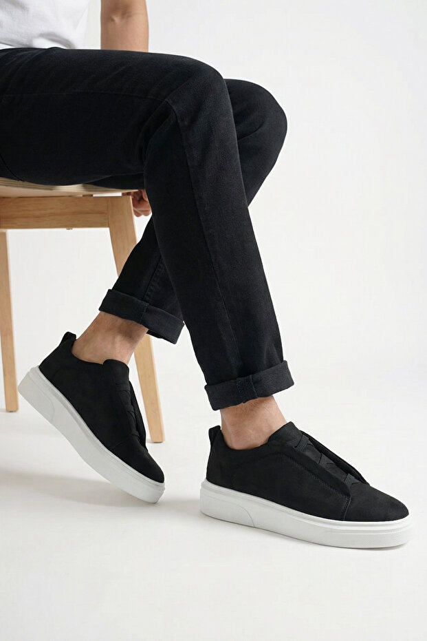 Aurora Gioia Men's Sneaker 0012595 Black Suede