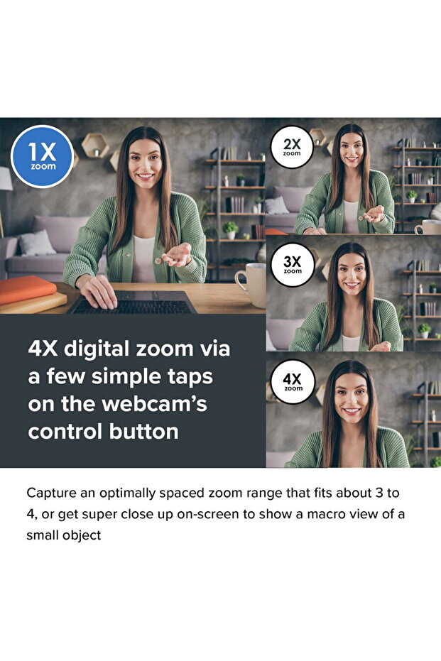 CreativeLive Cam Sync V3, cameră web (neagră) - 3