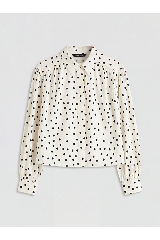 Ozmarka New Season Polka Dot Pack Poplin Women's Shirts