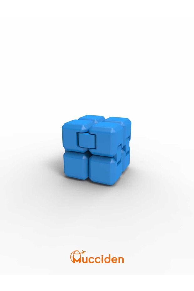 Blue Infinity Cube – Infinite Cube & Movable Stress Cube - 3
