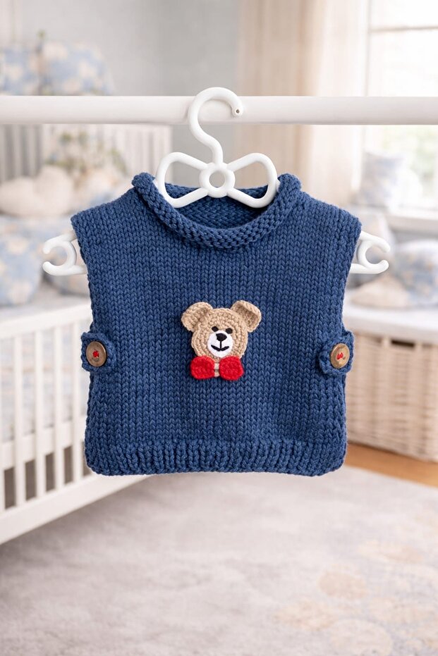 %100 El Dokuma Süveter - 1